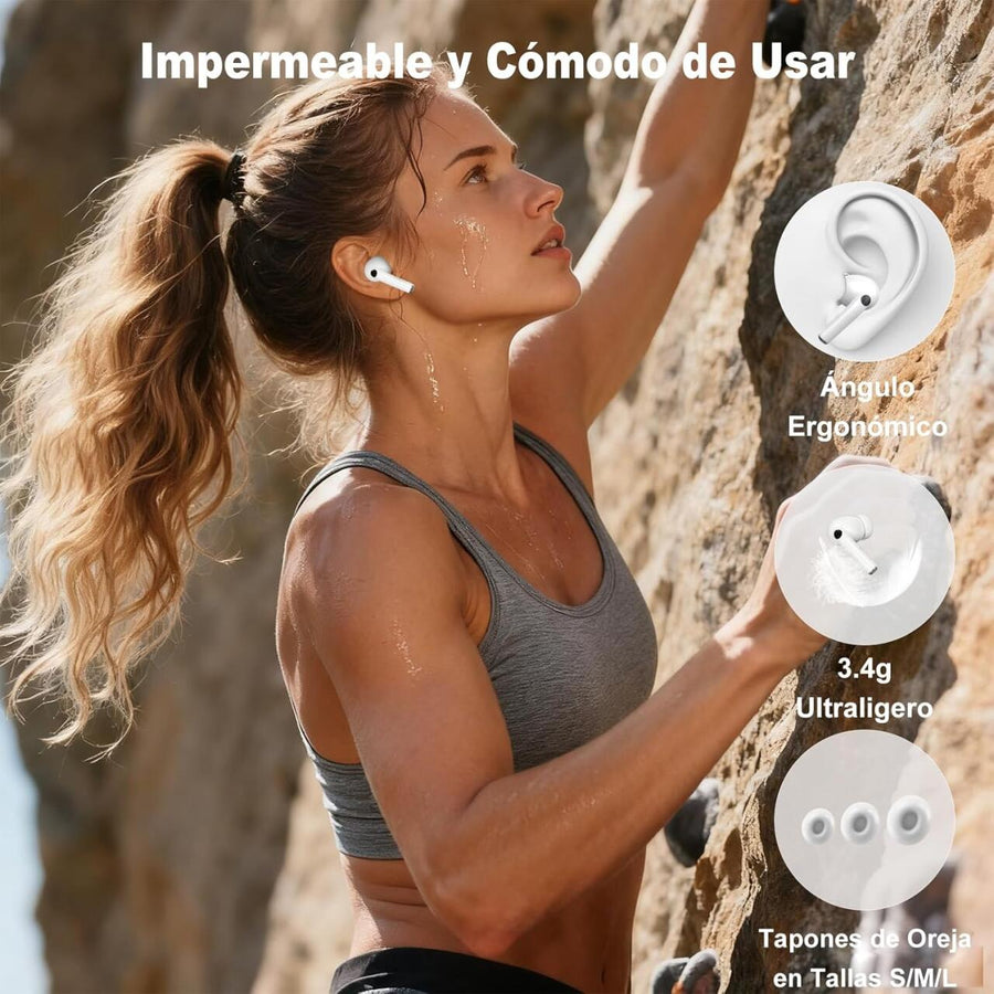 Auriculares Bluetooth 5.4 ANC con Pantalla