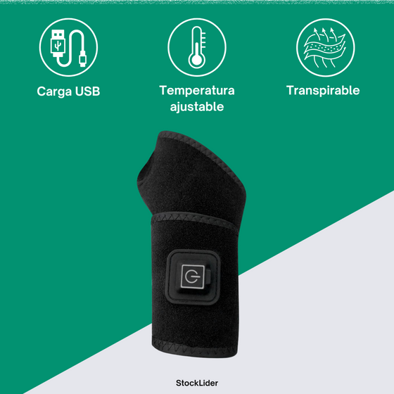Muñequera térmica USB ajustable