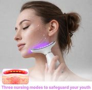 Masajeador facial antiarrugas lifting EMS