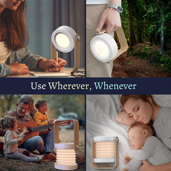 Luz plegable multifunción recargable