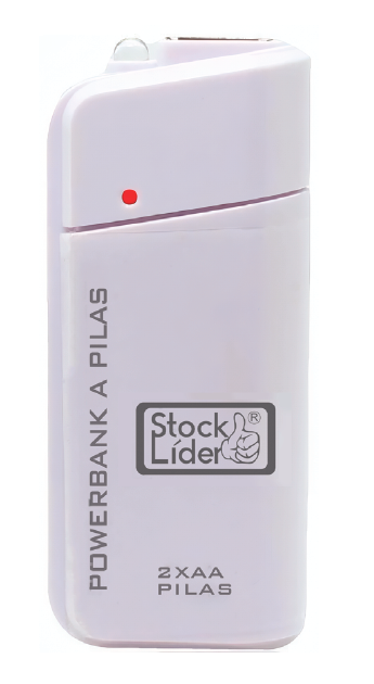 Powerbank a pilas con linterna LED