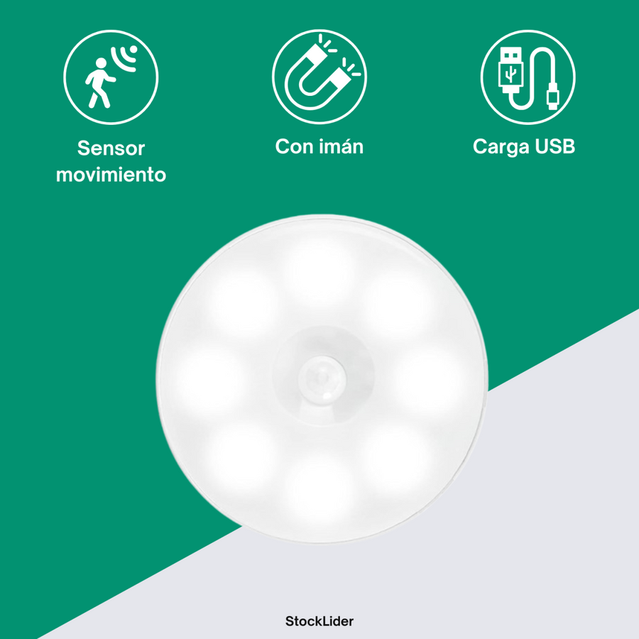Luz al instante, sin interruptor