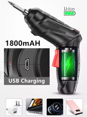 Destornillador inalámbrico 4.8V 47 piezas