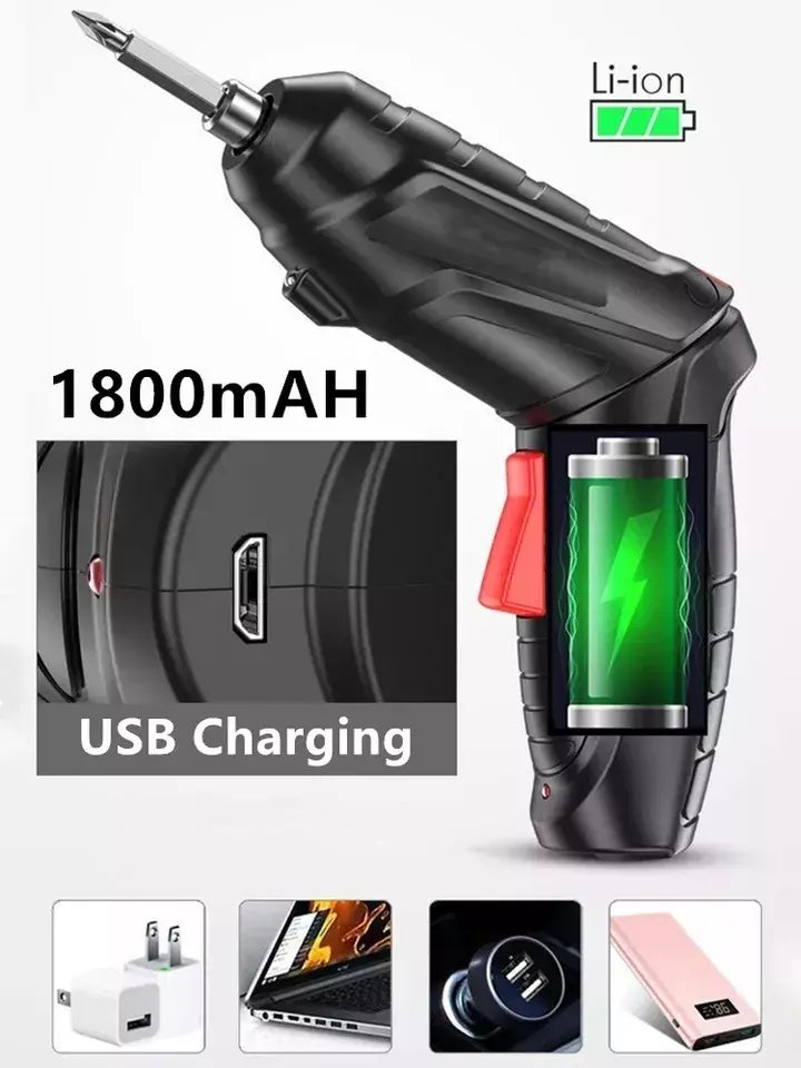 Destornillador inalámbrico 4.8V 47 piezas