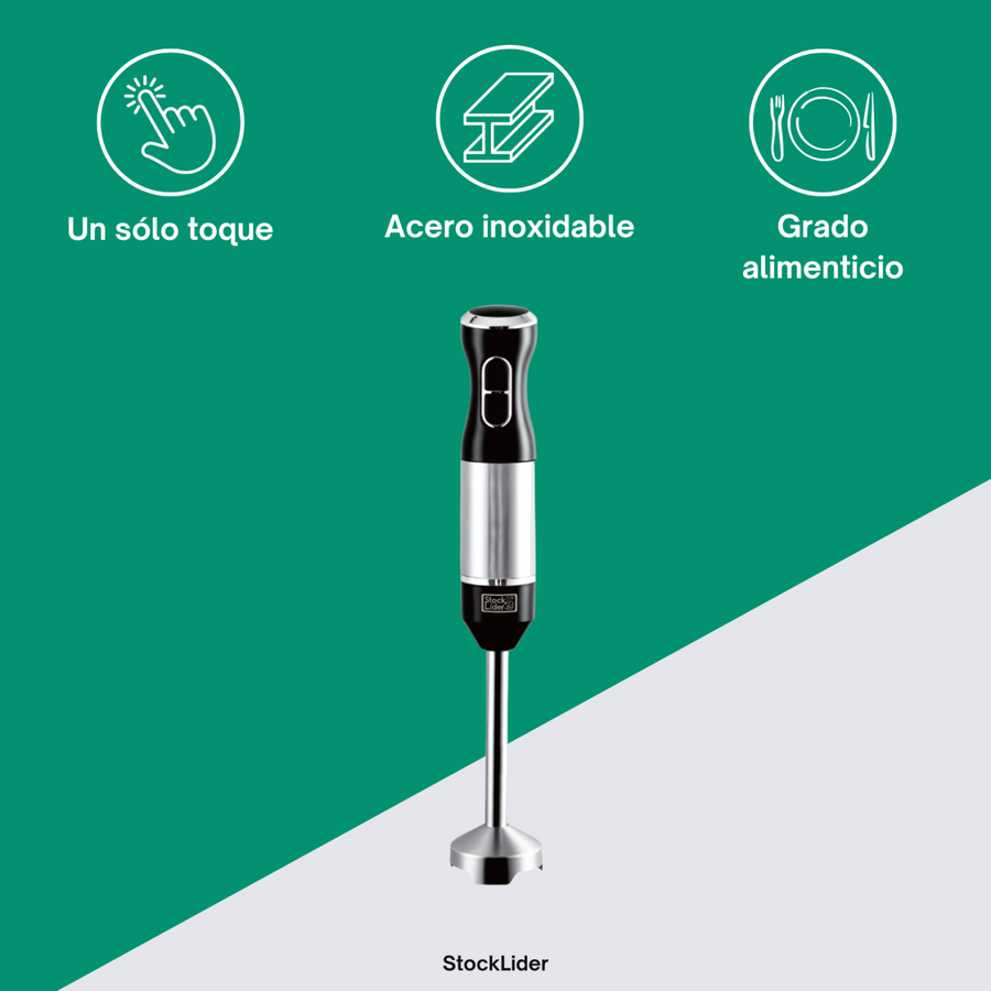 Batidora de mano potente y fácil de limpiar