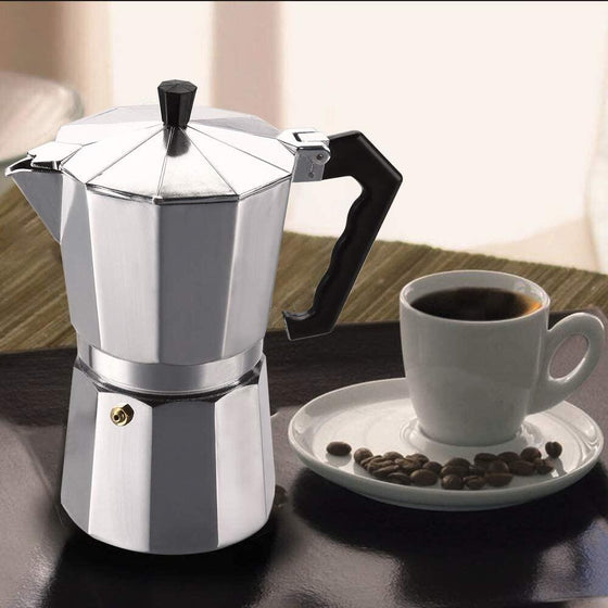 Cafetera 6 tazas de aluminio