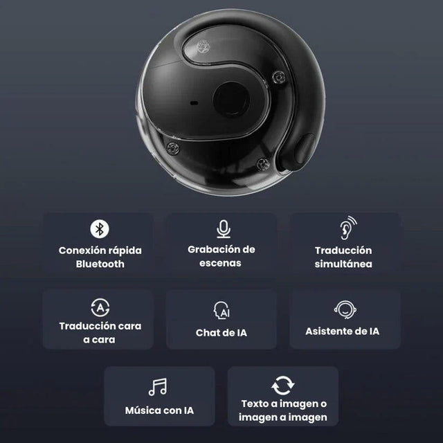 Auriculares traductores en tiempo real