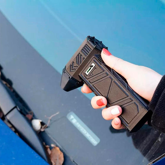 Mini soplador aspirador turbo portátil