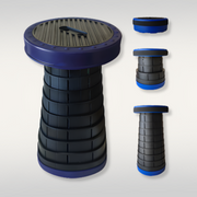 Taburete portátil plegable telescópico