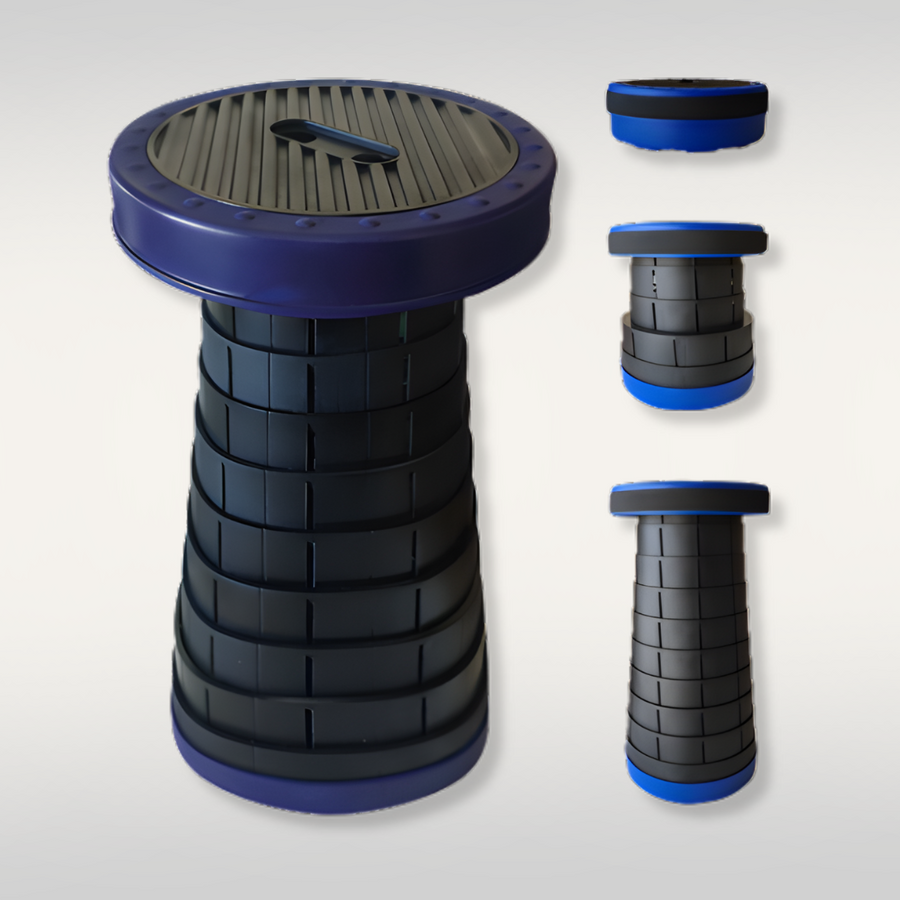 Taburete portátil plegable telescópico