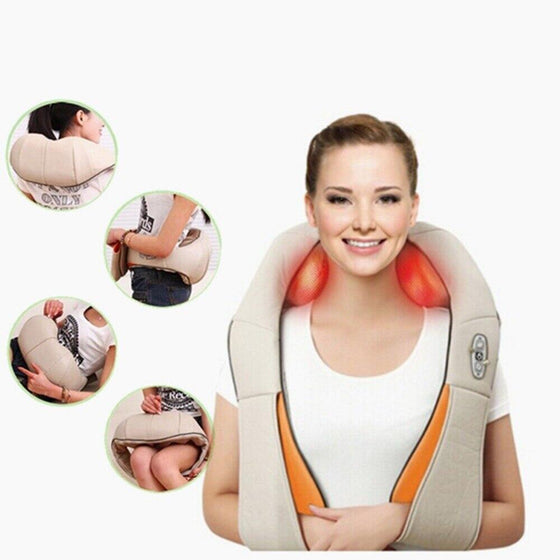 Masajeador cervical shiatsu portátil