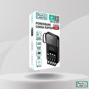 Powerbank carga rápida 10000mAh compacta