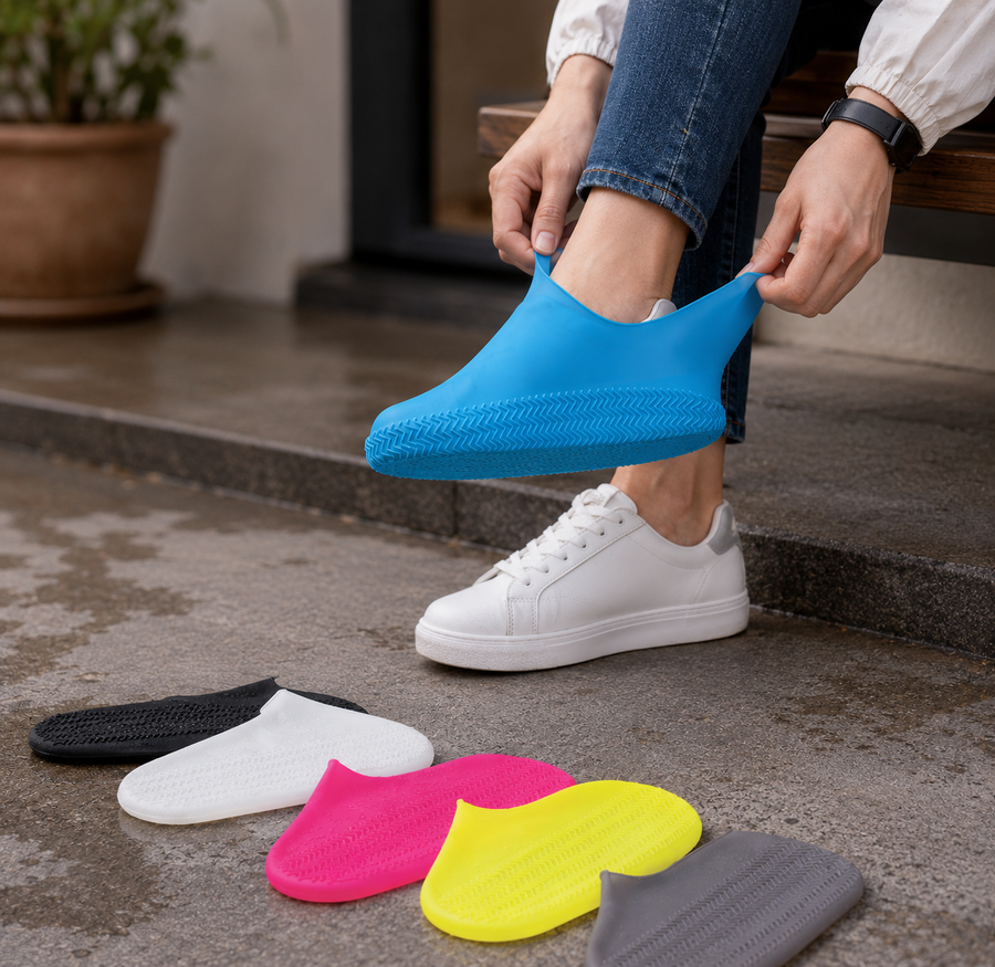 Cubrezapatos impermeables de silicona