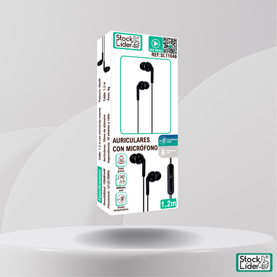 Auriculares con micrófono minijack
