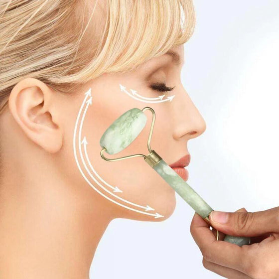 Rodillo de Jade Facial para Masaje