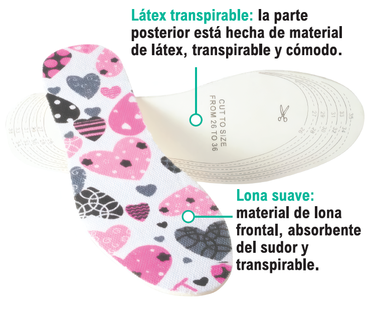 Plantillas infantiles cómodas y recortables