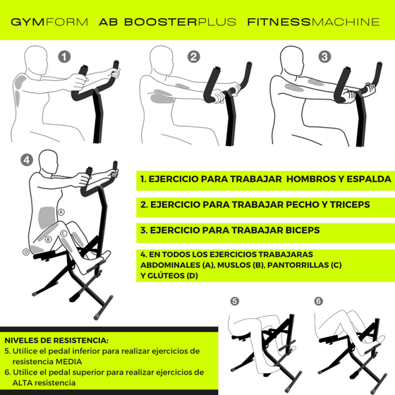 AB Booster Plus para entrenar en casa