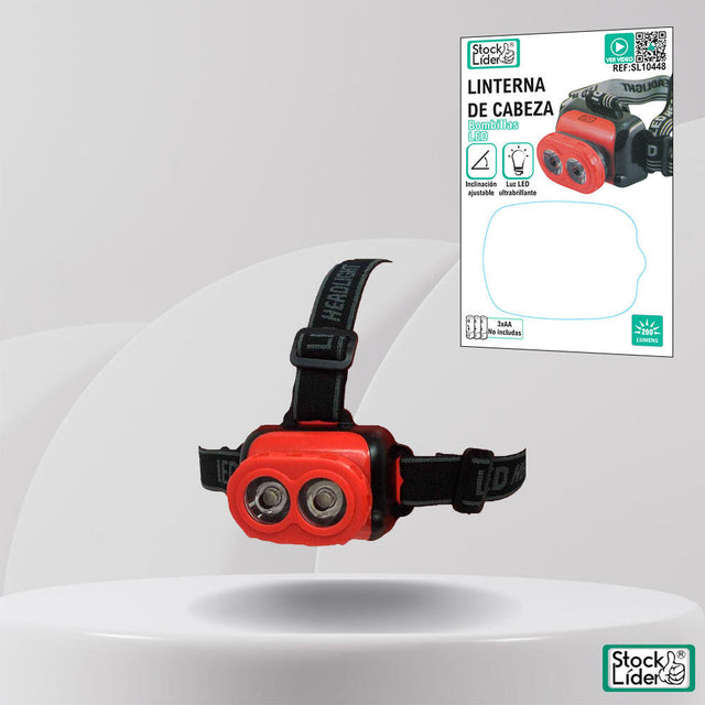 Linterna de cabeza LED ajustable