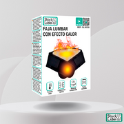 Faja lumbar con efecto calor ajustable