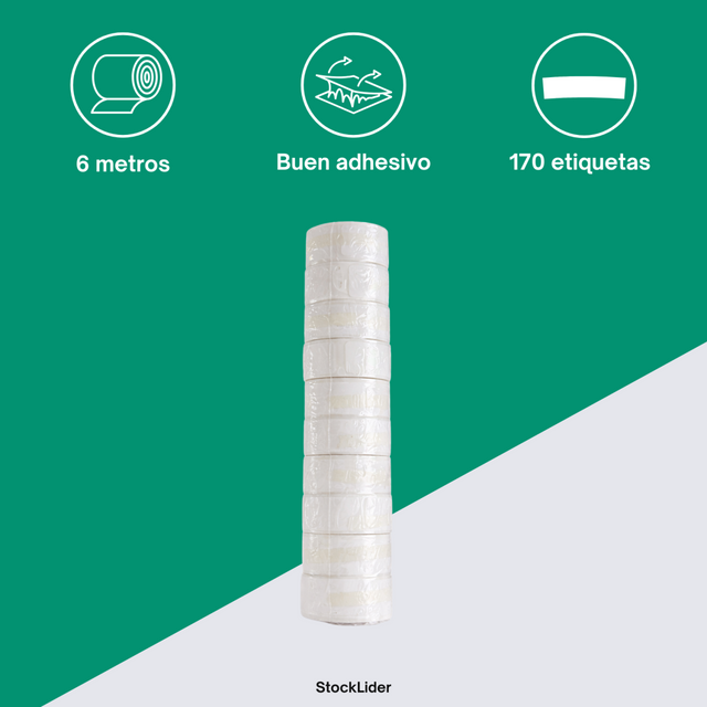 Rollo de etiquetas para organizar fácil