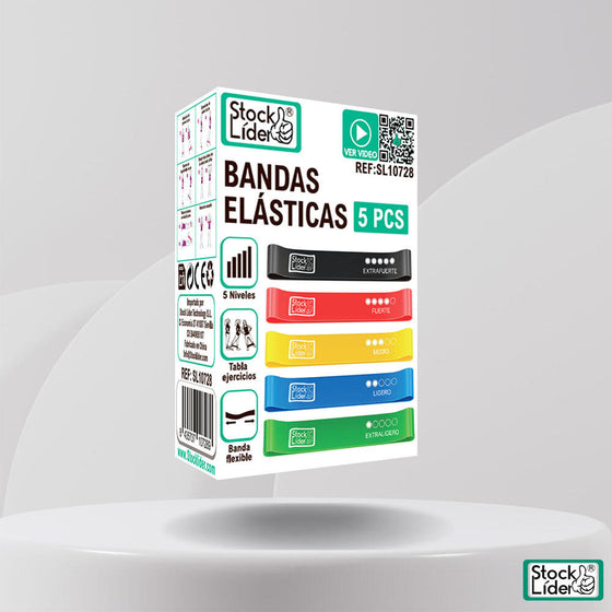 Bandas elásticas con 5 resistencias