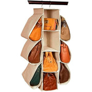 Organizador colgante armario bolsos
