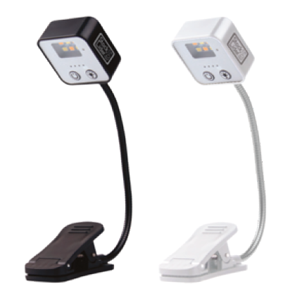 Lámpara de lectura LED con clip