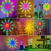 Tira LED fuegos artificiales para interior