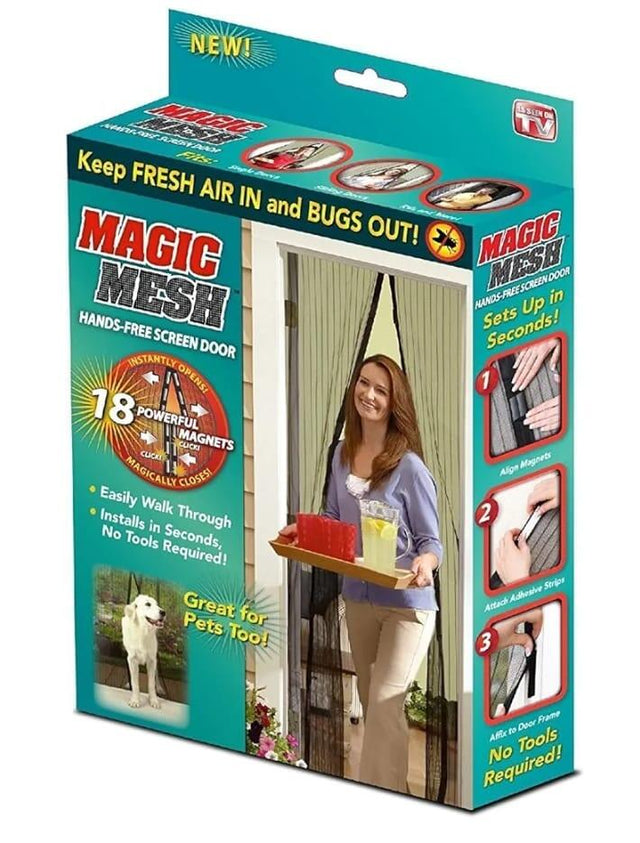 Mosquitera magnética para puerta