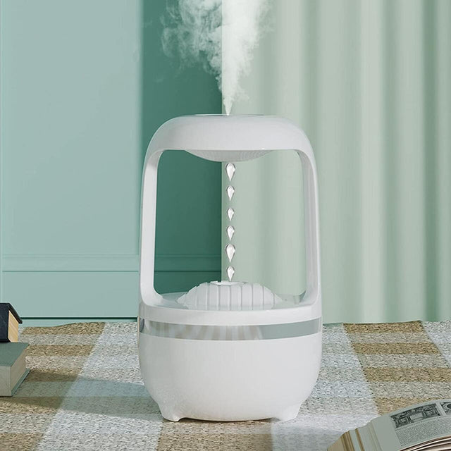 Humidificador gotas antigravedad LED