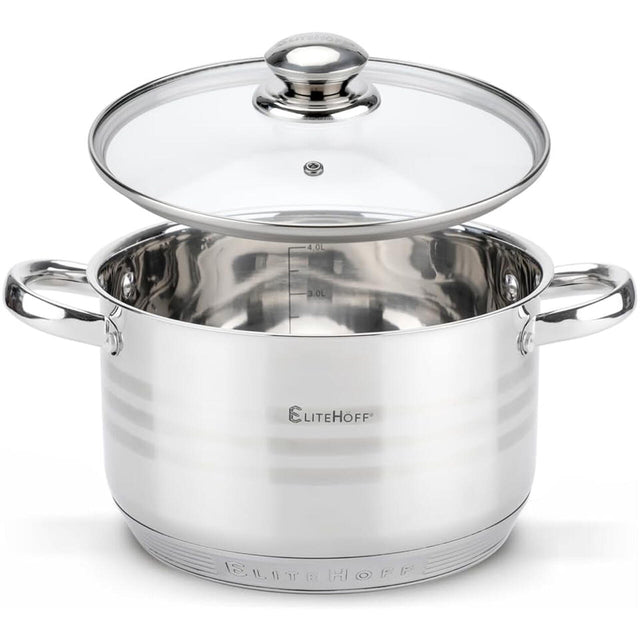 Batería de cocina acero inoxidable 12 piezas