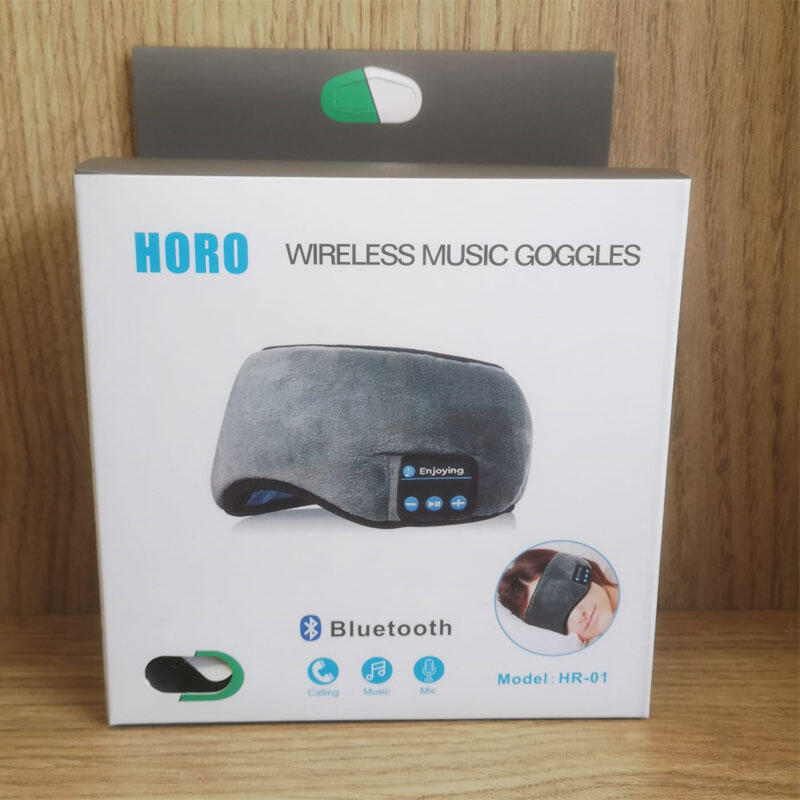 Antifaz con auriculares Bluetooth para dormir