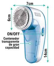 Quitapelusas eléctrico para ropa y hogar