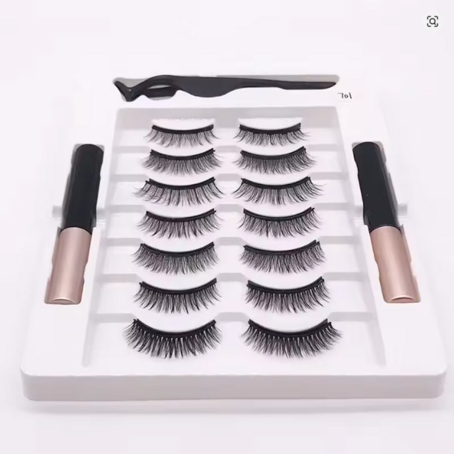 Set profesional de pestañas postizas