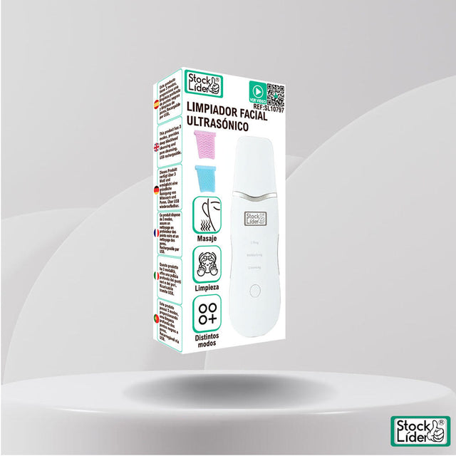 Limpiador facial ultrasónico 3 modos