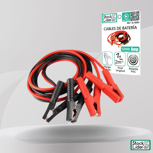 Pinzas de arranque 5000A para coche y moto