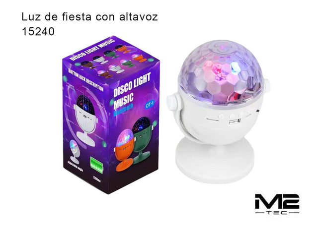 Altavoz Bluetooth con Luz Disco LED