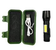 Linterna recargable USB compacta LED