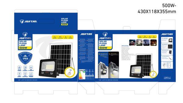 Foco LED solar 500W exterior potente