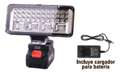 Foco LED solar con batería portátil