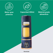 Batidora con pantalla portátil USB