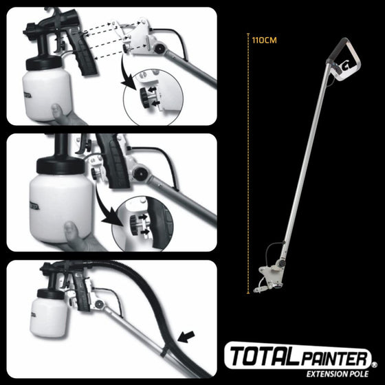Palo extensible para pintar techos