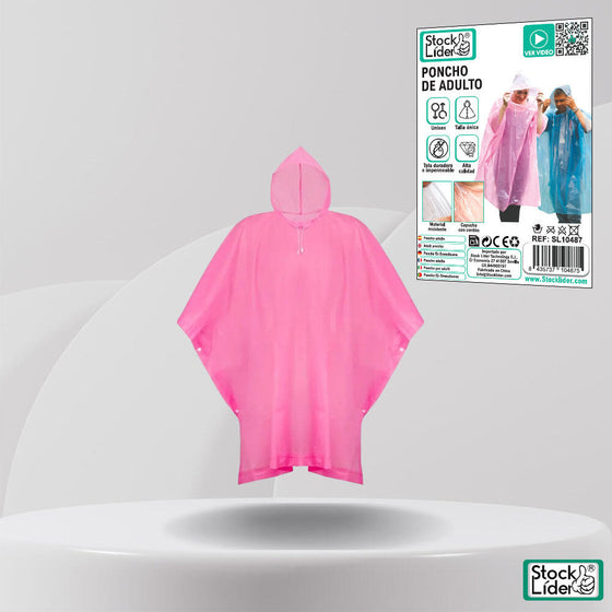 Poncho impermeable adulto unisex