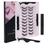 Set profesional de pestañas postizas