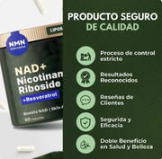 NAD+ Complex liposomal con NR y Resveratrol