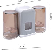Soporte cepillo dientes con dispensador