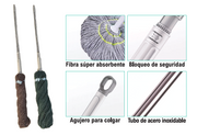 Fregona con escurridor para limpiar mejor