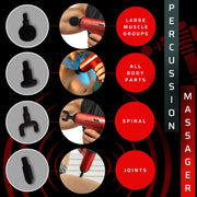 Pistola de masaje muscular inalámbrica