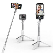 Palo selfie Q02 extensible con trípode