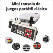 Mini consola de videojuegos 620 retro